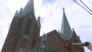 Demolition of St. Laurentius Church underway in Fishtown