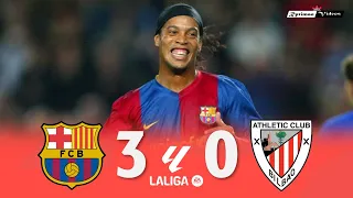 Barcelona 3 x 0 Athletic Bilbao (Ronaldinho show) ● La Liga 06/07 Extended Goals & Highlights HD