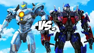 PACIFIC RIM vs TRANSFORMERS - Optimus Prime VS Gipsy Avenger