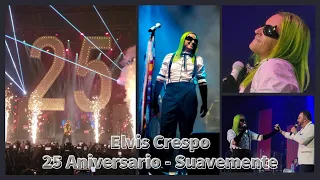 Elvis Crespo celebrando el 25 Aniversario de "Suavemente" en el Coca-Cola Music Hall