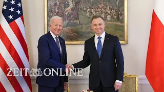 Polen: Joe Biden besucht Warschau