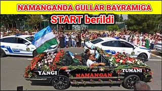 Namanganda Gullar Bayrami. Bugun Gullar Bayrami Festivaliga START berildi. #namangan#gullar#bayrami