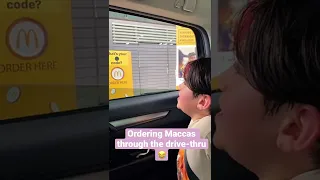 Ordering Macca’s thru the drive-thru 🤣 #mcdonalds