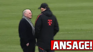 Ansage an Thomas Tuchel! Uli Hoeneß taucht beim Bayern-Training auf!