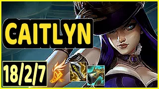 Gen G Peyz (Caitlyn) - 18/2/7 KDA GAMEPLAY