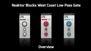Native Instruments Reaktor Blocks Low Pass Gate Overview