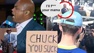Charles Barkley Wanting ALL THE SMOKE With Warriors Fans For 4 Minutes Straight...