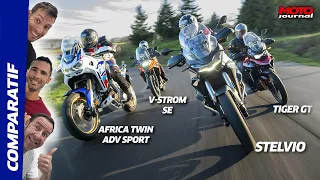 COMPARO#12 - Moto Guzzi Stelvio, Suzuki V-Strom 1050, Honda Africa Twin Adv Sport, Triumph Tiger 900