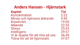 Anders Hansen - Hjärnstark i Helsingborg (föreläsning med kapitelindelning)