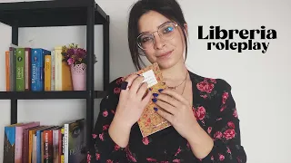 ASMR ITA ROLEPLAY | BENVENUTO NELLA MIA LIBRERIA RILASSANTE  📚❤️ whispering, tapping, page flipping