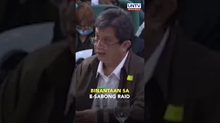 NBI-7 chief, kinausap at pinagbantaan umano ni Cong. Teves vs pagsasagawa ng e-sabong raid