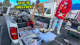 We PANICKED when we found a TRUCK-LOAD of games!