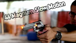 Shooting 44 Magnum in Slow Motion