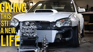 Giving A Blown up Subaru WRX STI Another Chance at life.