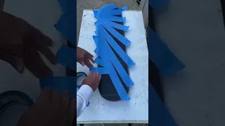 More thought went into designing this griptape🛹🎨Here’s how I did it!