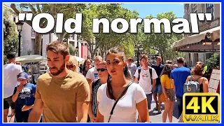 【4K】WALK BARCELONA Spain walking LA RAMBLA [Barna] TRAVEL VLOG