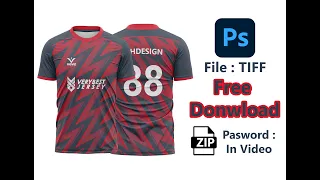 Soccer Jersey Mockup (smart object) | Photoshop Free donwload