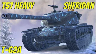 Sheridan, T57 Heavy & T-62A ● WoT Blitz