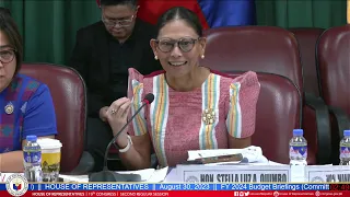 FY 2024 Budget Briefings (Committee) Department of Education (DepEd)