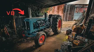 BARNFIND Vintage Tractors, V8 Custom FORD!! What a MACHINE!!!