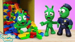 Police Rescues Baby Pea Pea - Video for kids - Pea Pea World