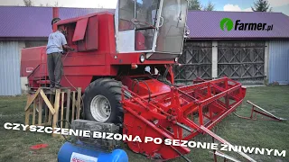 Czyszczenie Bizona po sezonie żniwnym | Farmer.pl