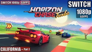 Horizon Chase Turbo Gameplay Walkthrough California - Part 1 [1080P 60FPS SWITCH] - No Commentary