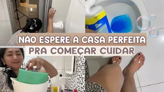 Cuide da sua casa independente de como ela seja + DESABAFO😮‍💨casa limpa