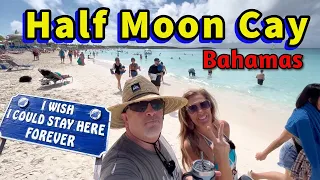 Half Moon Cay – Beach Tour of the BEST ISLAND in the Bahamas! FUN DAY Off The Carnival Sunshine.