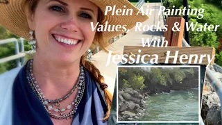 Plein Air Painting: Values, Rocks and Water
