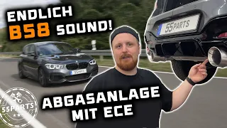 Extrem laut, aber legal - 3,5" Straight Pipe mit ECE Genehmigung für alle BMW M140i und 240i!