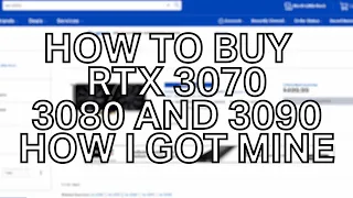 how to buy an rtx 3070