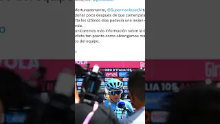 MIGUEL ÁNGEL SUPERMAN LÓPEZ se RETIRA en la ETAPA 4 del GIRO DE ITALIA 2022