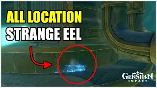 All Location Strange Eel, Fontaine Hidden Chest - Genshin Impact V4.1