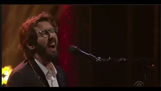 Josh Groban singing "She's Always A Woman To Me" on Stephen Colbert