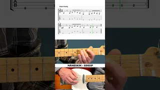 Måneskin - Gossip - EASY Guitar Tutorial