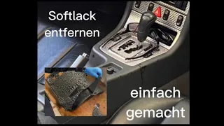 SLK r170 Softlack entfernen einfach gemacht