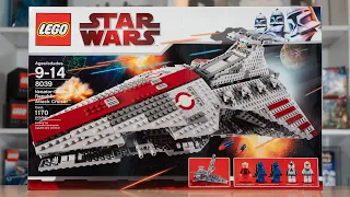 LEGO Star Wars 8039 VENATOR-CLASS REPUBLIC ATTACK CRUISER Review! (2009)