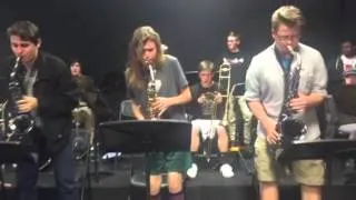 Crescent Super Band Sax Soli on "Fruitcake"