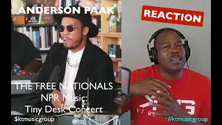 FIRST TIME HEARING Anderson Paak & The Free Nationals - NPR Music Tiny Desk Concert REACTION