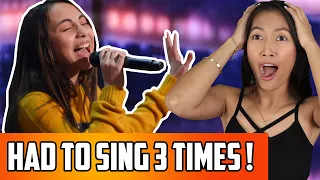 Ashley Marina Reaction | Simon Made Her Sing 3 Times On America's Got Talent 2020 (AGT)!