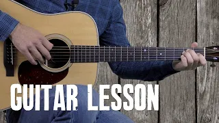 Johnny Cash Style Rhythm and Fills - Easy Country Guitar Lesson