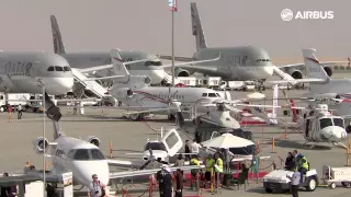 Dubai Airshow 2015 Day 1 seen by Airbus