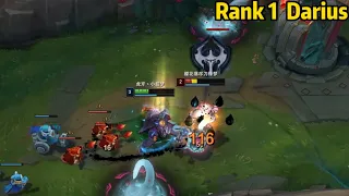 Rank 1 Darius: He is SO AGGRESSIVE in the Early Game!