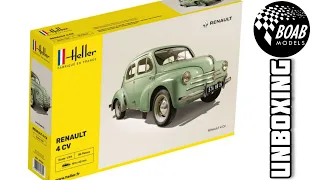 Renault 4CV 1/24 by Heller Unboxing