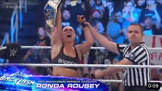 Ronda Rousey wins the SmackDown Women’s title: WrestleMania Backlash 2022