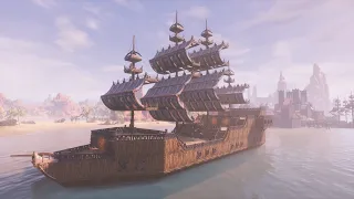 HOW TO BUILD A  SHIP - BASE [ Timelapse ] - CONAN EXILES: Isle of Siptah