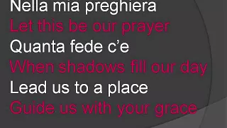 The Prayer Karaoke  with female vocals