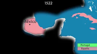 La "conquista" europea de América en mapas