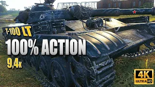 T-100 LT: 100% ACTION - World of Tanks